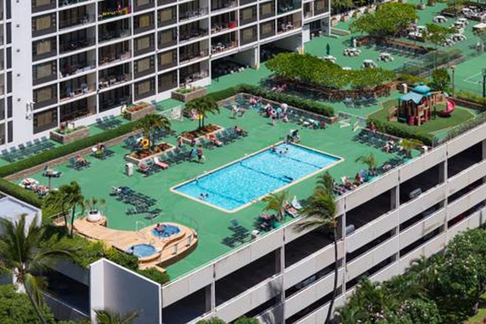 وايكيكي بانيان - بول ديك ليفل تاور 1 سويت 610 حمام سباحة مكشوف